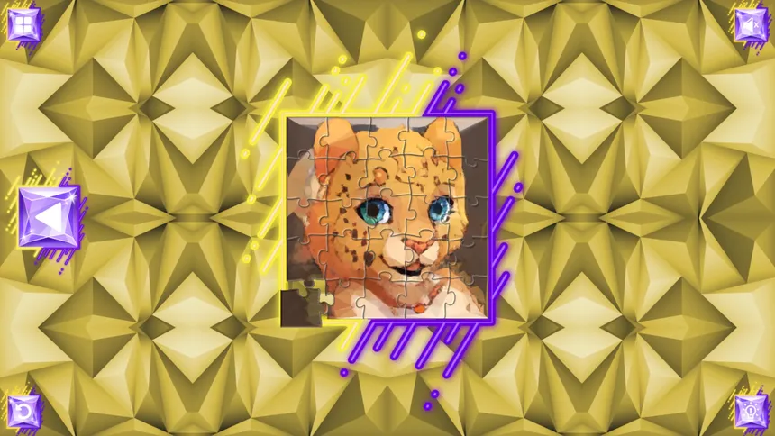 Скриншот 4 к игре Poly Jigsaw: Furries