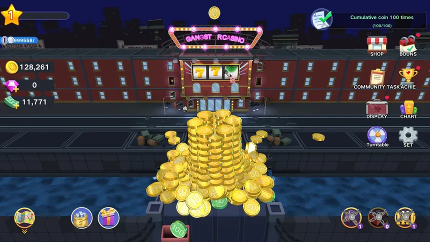 Скриншот 2 к игре 黑帮推币机