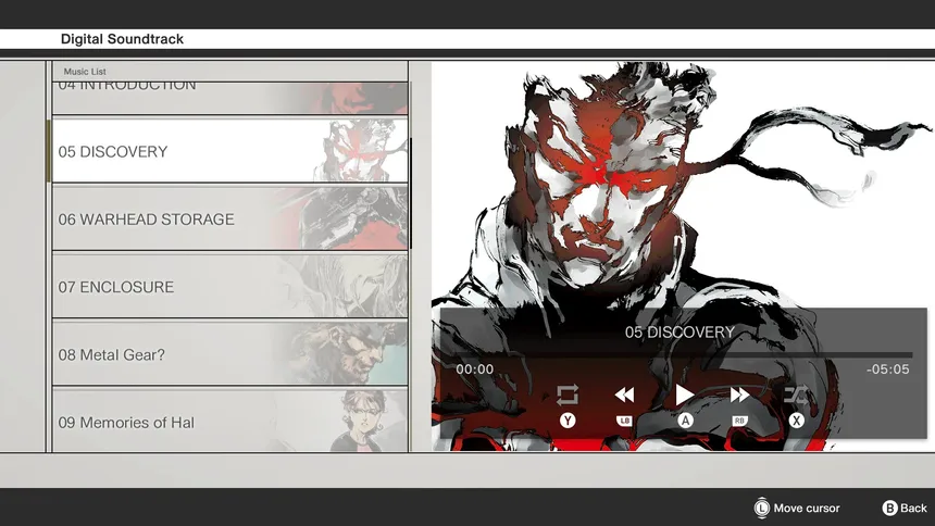 Скриншот 7 к игре METAL GEAR SOLID: MASTER COLLECTION Vol.1 BONUS CONTENT