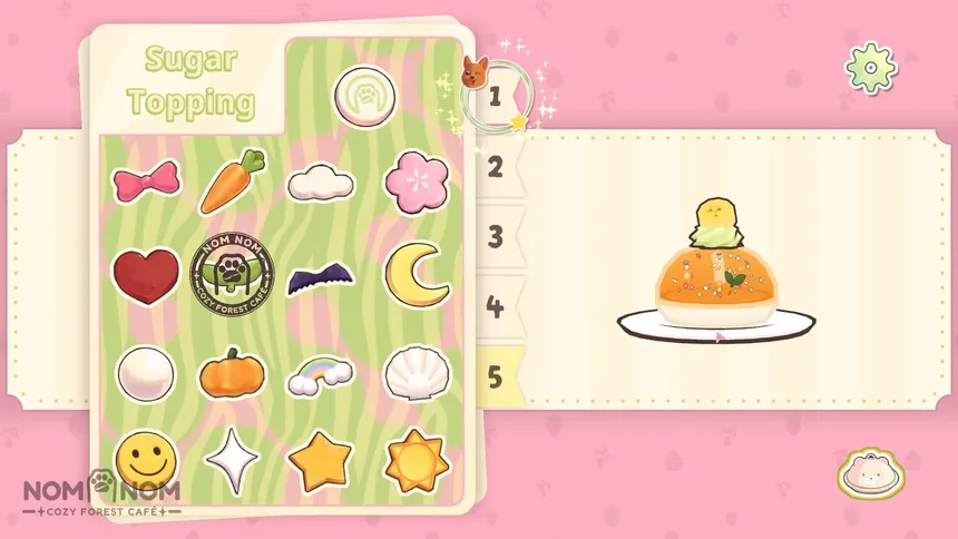 Скриншот 2 к игре Nom Nom: Cozy Forest Café
