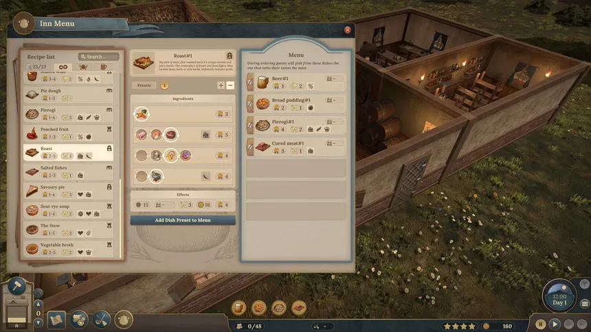 Скриншот 5 к игре Crossroads Inn 2 - Tavern Manager