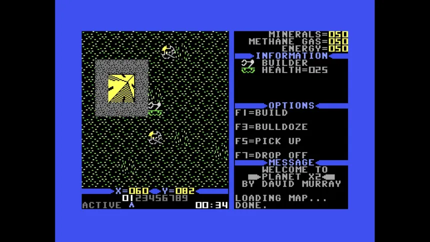 Скриншот 2 к игре Planet X2 (C64)