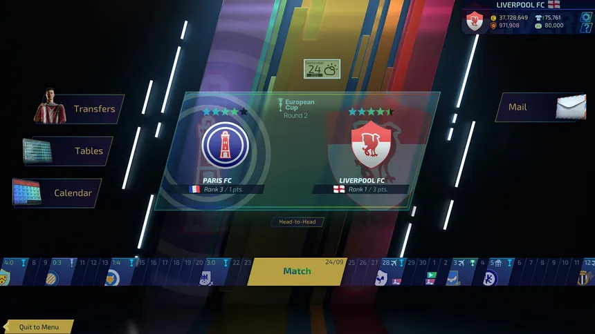 Скриншот 6 к игре Football, Tactics & Glory 2