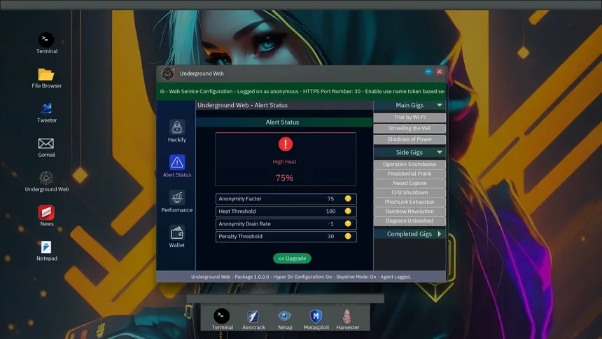 Скриншот 2 к игре Anonymous Hacker Simulator: Prologue