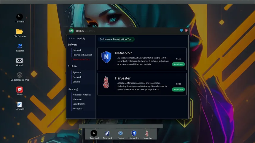 Скриншот 5 к игре Anonymous Hacker Simulator: Prologue