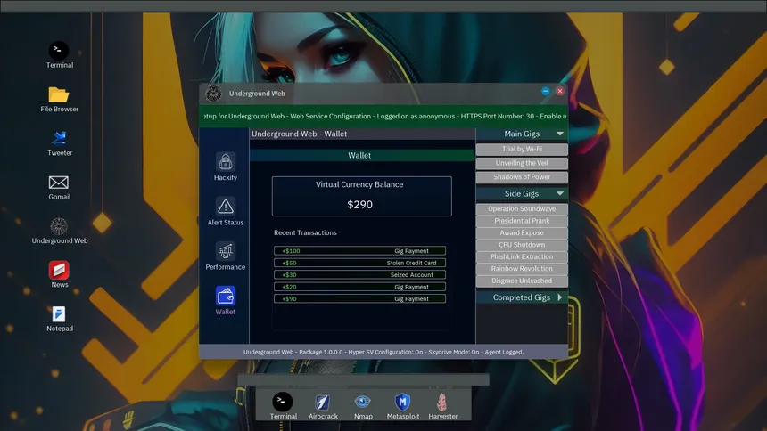 Скриншот 8 к игре Anonymous Hacker Simulator: Prologue
