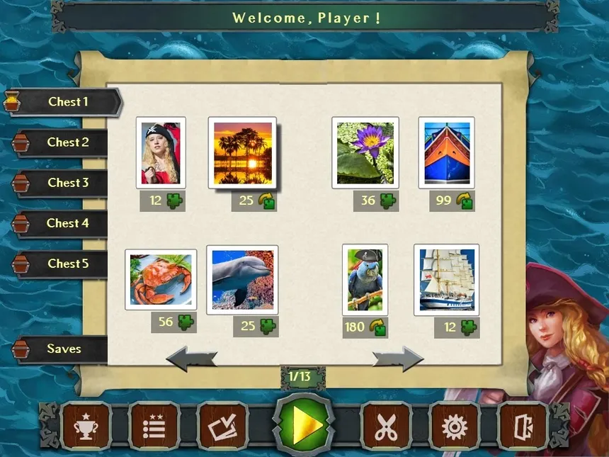 Скриншот 3 к игре Pirate Jigsaw 2