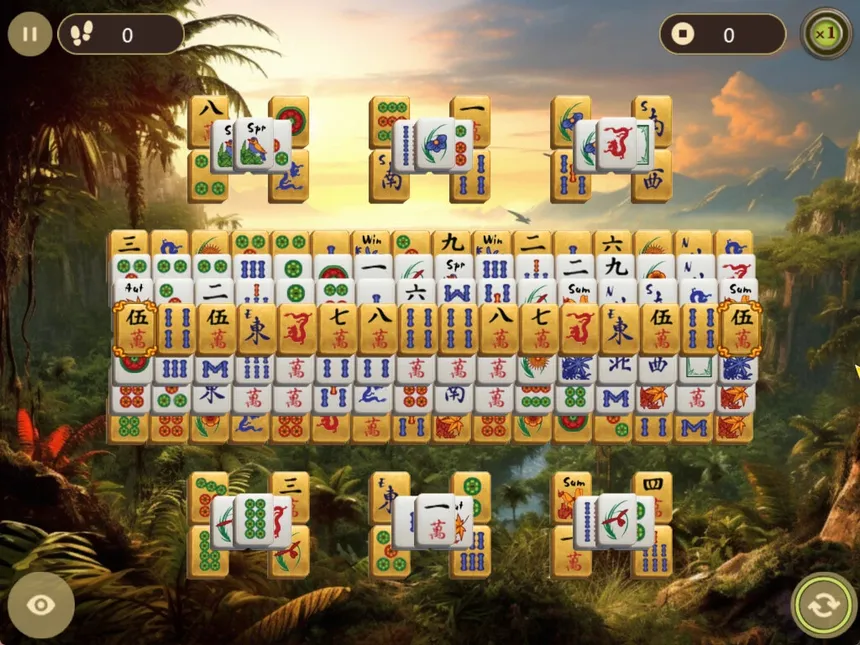 Скриншот 1 к игре Nature Mahjong