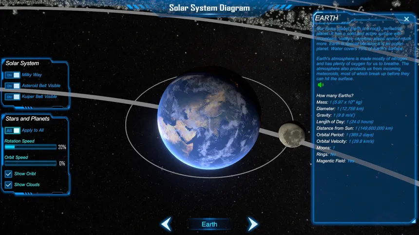 Скриншот 5 к игре Solar Systems For Kids