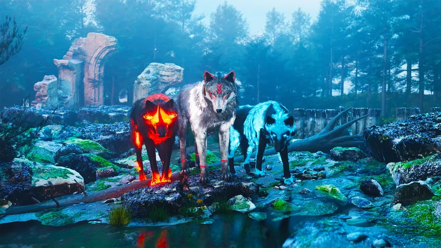 Скриншот 2 к игре Wolf Simulator RPG