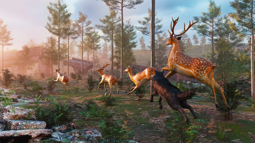 Скриншот 3 к игре Wolf Simulator RPG