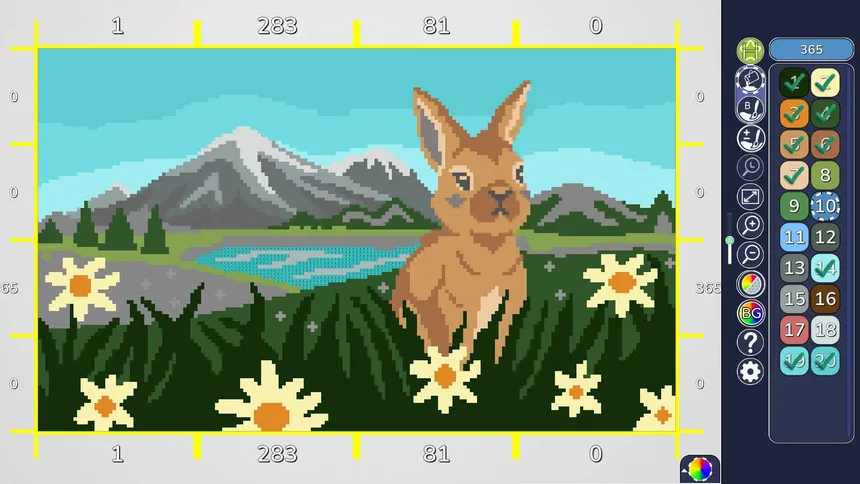 Скриншот 3 к игре Paint by Pixel 3