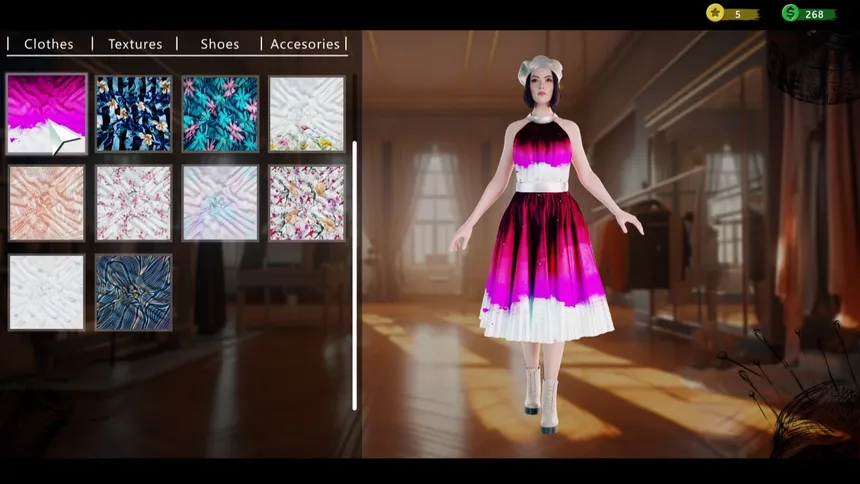 Скриншот 2 к игре FASHION DESIGNER SIMULATOR:  Design Studio Creator Master