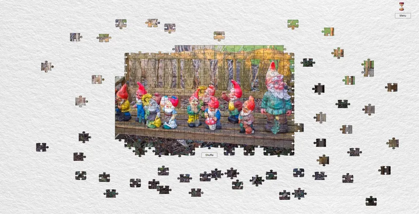 Скриншот 2 к игре Gnome Enchanted Jigsaw Puzzles