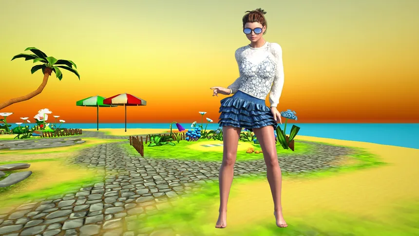 Скриншот 2 к игре Virtual ULTIMATE Beach Dancer [HD+]