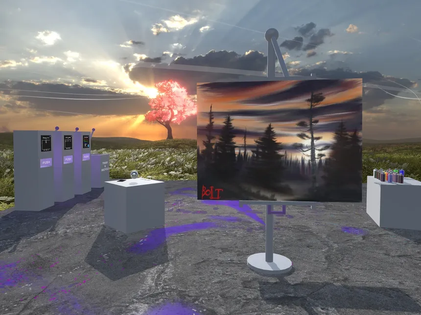 Скриншот 1 к игре V-Art- VR Painting Studio