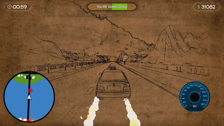 Скриншот 1 к игре Doodle Taxi