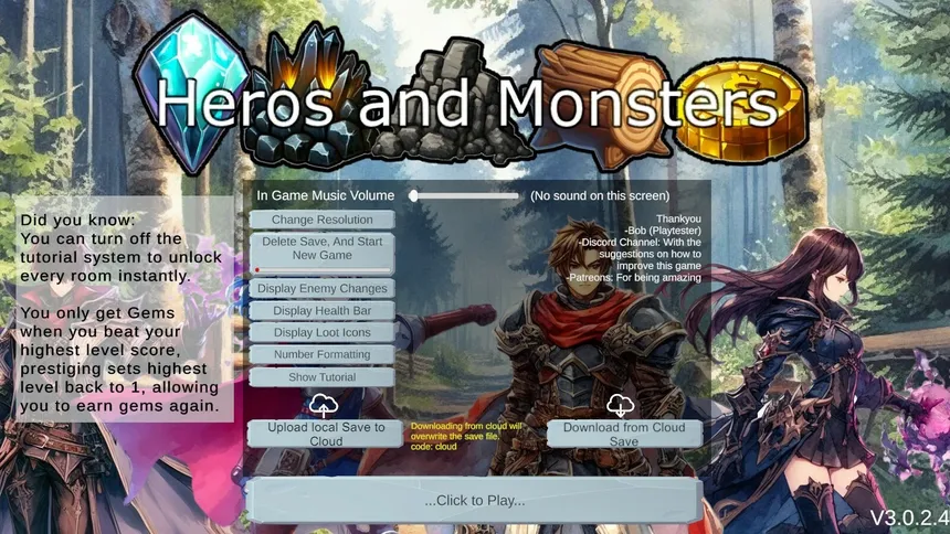 Скриншот 3 к игре Heros and Monsters: Idle Incremental