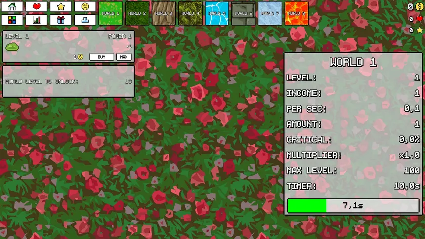 Скриншот 1 к игре Idle Worlds