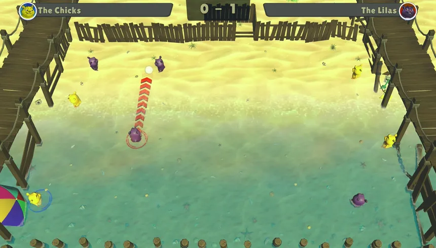 Скриншот 2 к игре HamsterBall Soccer