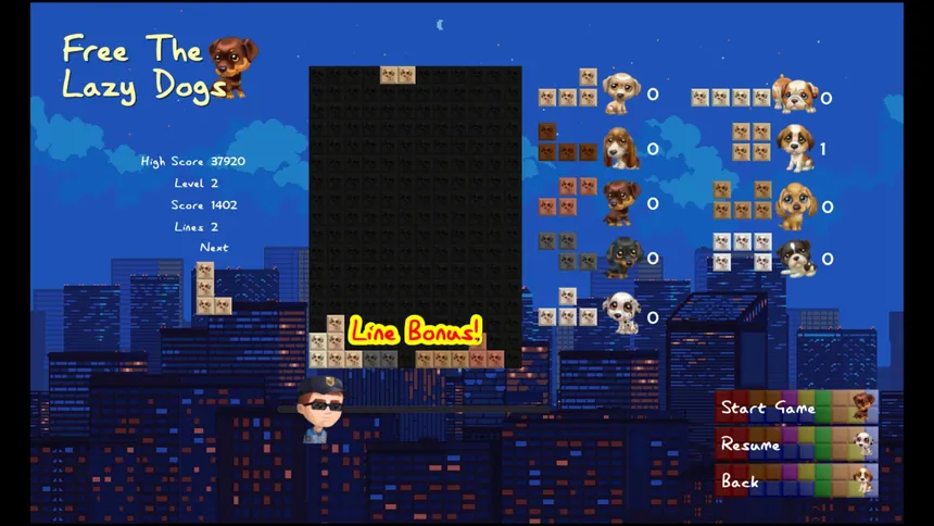 Скриншот 3 к игре Free The Lazy Dogs