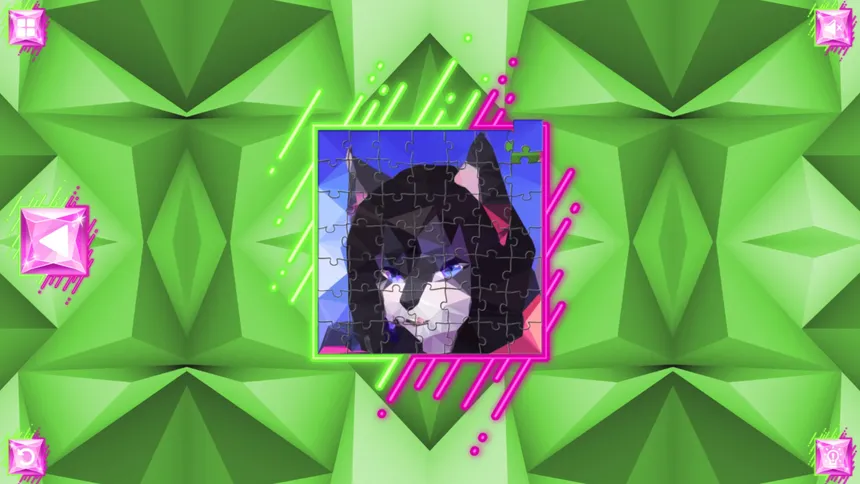 Скриншот 6 к игре Poly Jigsaw: Furries 2