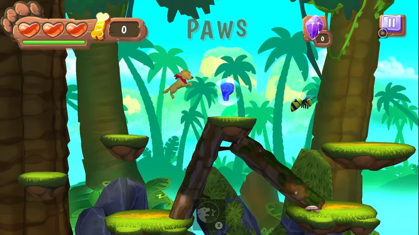 Скриншот 2 к игре Jumpy Paws - World Adventures