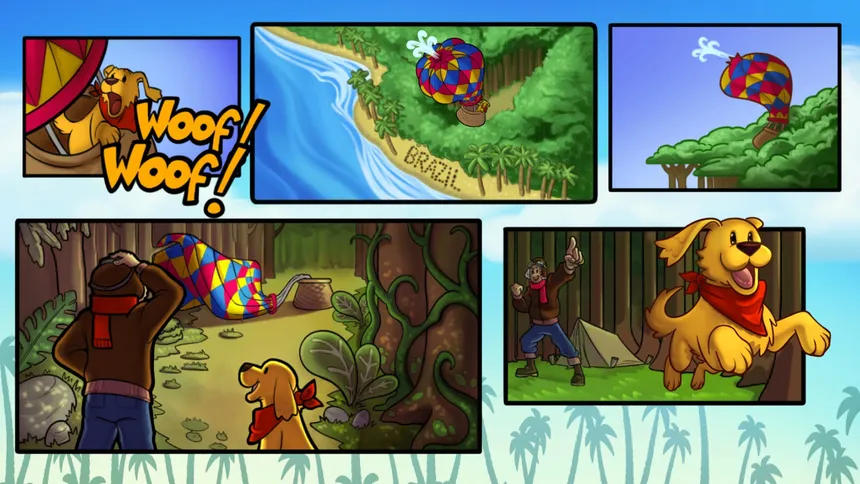 Скриншот 4 к игре Jumpy Paws - World Adventures