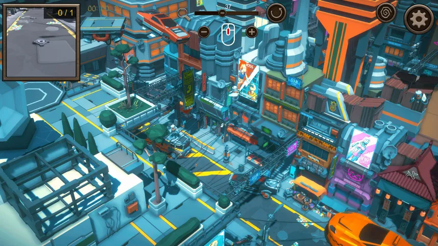 Скриншот 3 к игре Hidden SciFi City Top-Down 3D