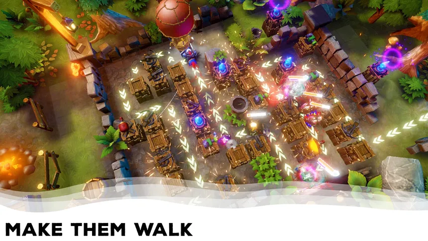 Скриншот 1 к игре Make them walk [Early Access]