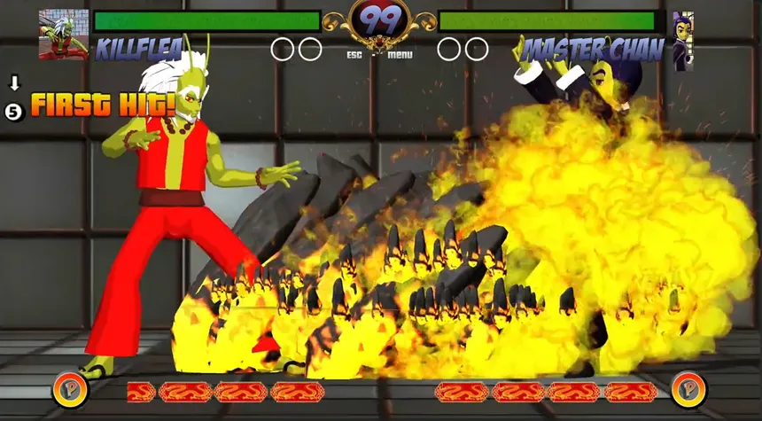 Скриншот 2 к игре The Adventures of Bruce Flea
