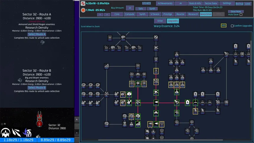 Скриншот 5 к игре Unnamed Space Idle