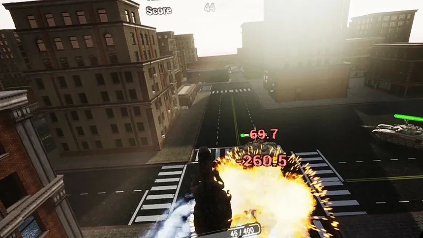 Скриншот 5 к игре VR Dinosaur City War