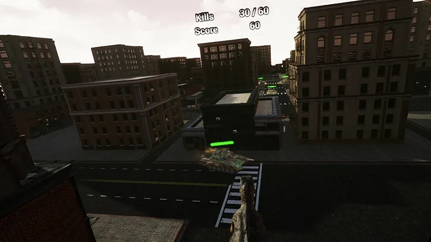 Скриншот 7 к игре VR Dinosaur City War