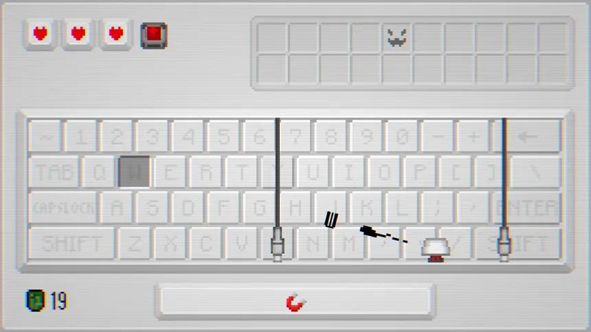 Скриншот 4 к игре KIKICAPS: Keyboard Roguelike