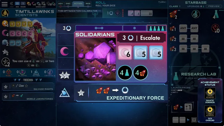Скриншот 3 к игре One Deck Galaxy