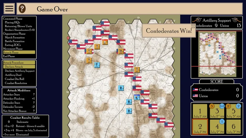 Скриншот 8 к игре RBM Studio's Gettysburg