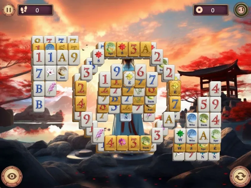 Скриншот 2 к игре Rising Sun Mahjong
