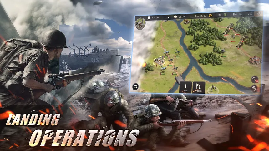 Скриншот 1 к игре World War 2: WW2 Strategy Games