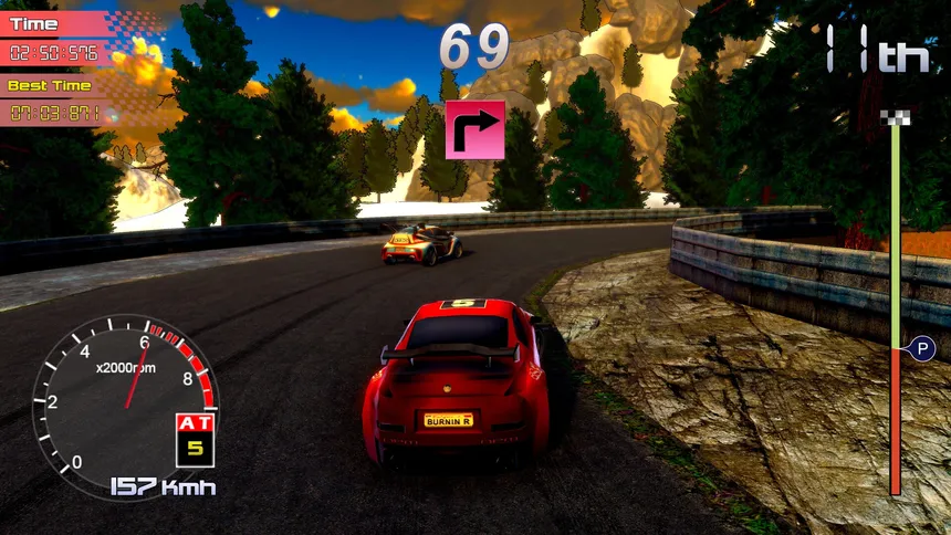Скриншот 1 к игре Rally Rock 'N Racing