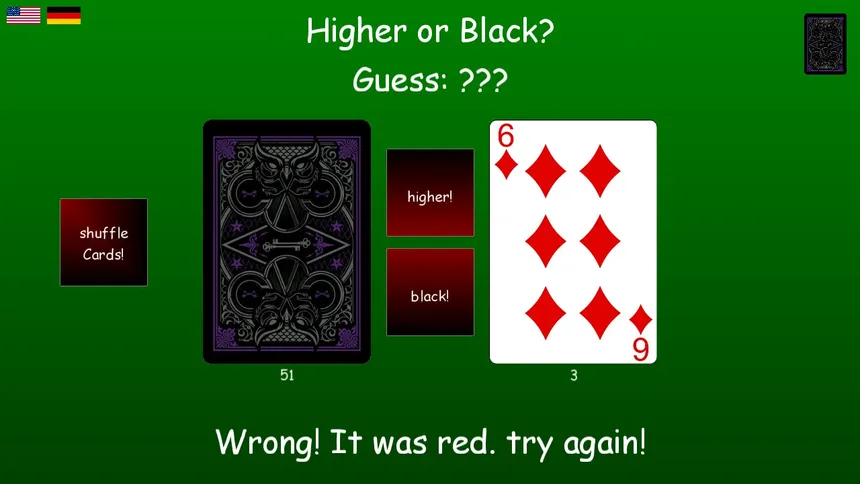Скриншот 2 к игре Higher or Black