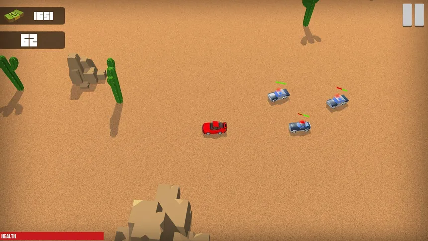 Скриншот 1 к игре Police Car Escape Simulator