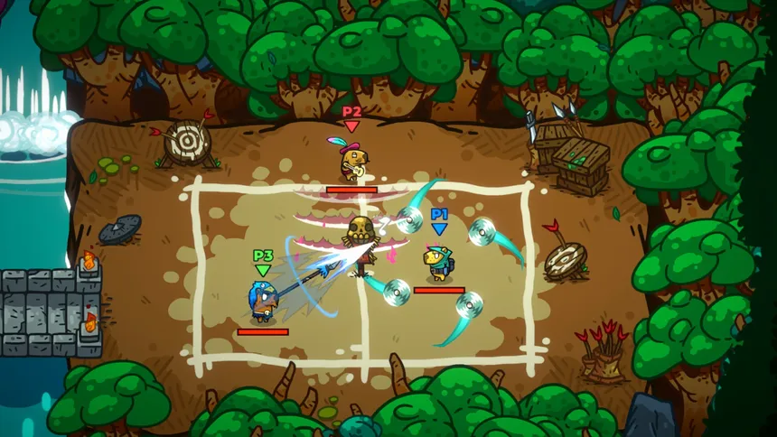 Скриншот 2 к игре Extremely Powerful Capybaras: Training Grounds