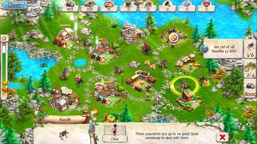 Скриншот 1 к игре Cavemen Tales Collector's Edition