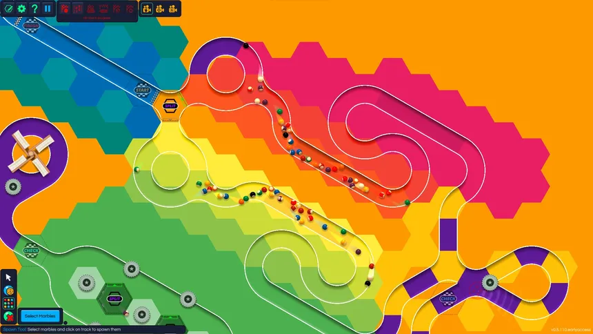 Скриншот 1 к игре Marble Race Creator