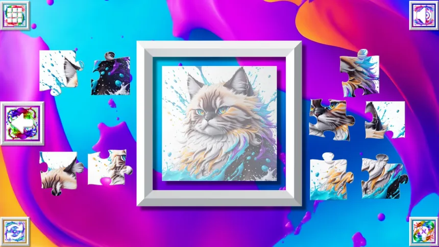 Скриншот 1 к игре Color Splash: Cats