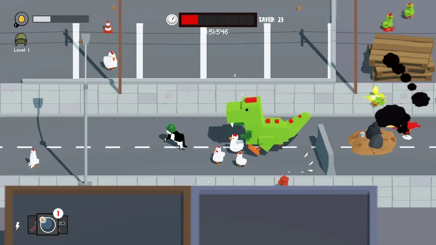 Скриншот 1 к игре Bring The Chickens Home