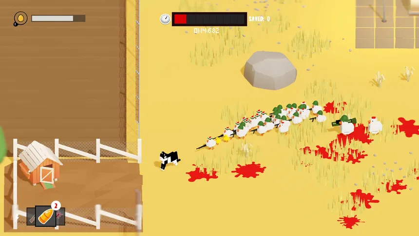 Скриншот 2 к игре Bring The Chickens Home