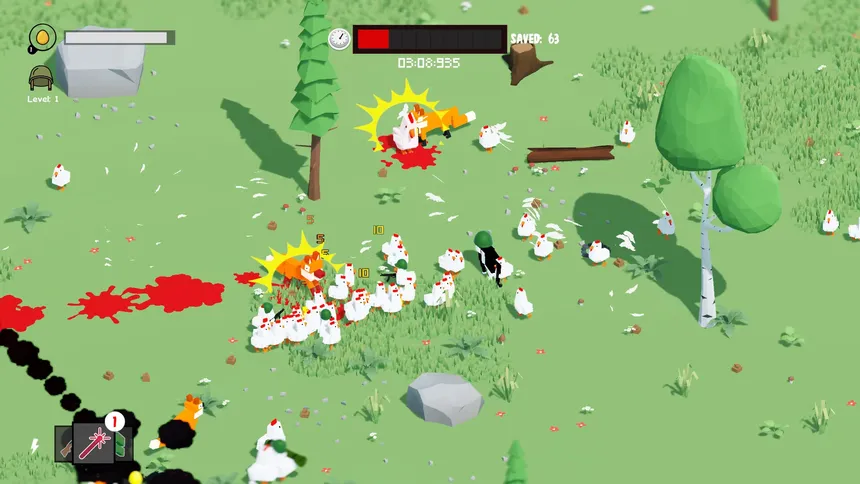 Скриншот 3 к игре Bring The Chickens Home