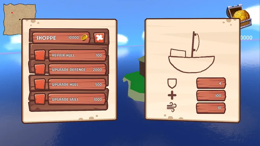 Скриншот 1 к игре Pirateer: High Seas